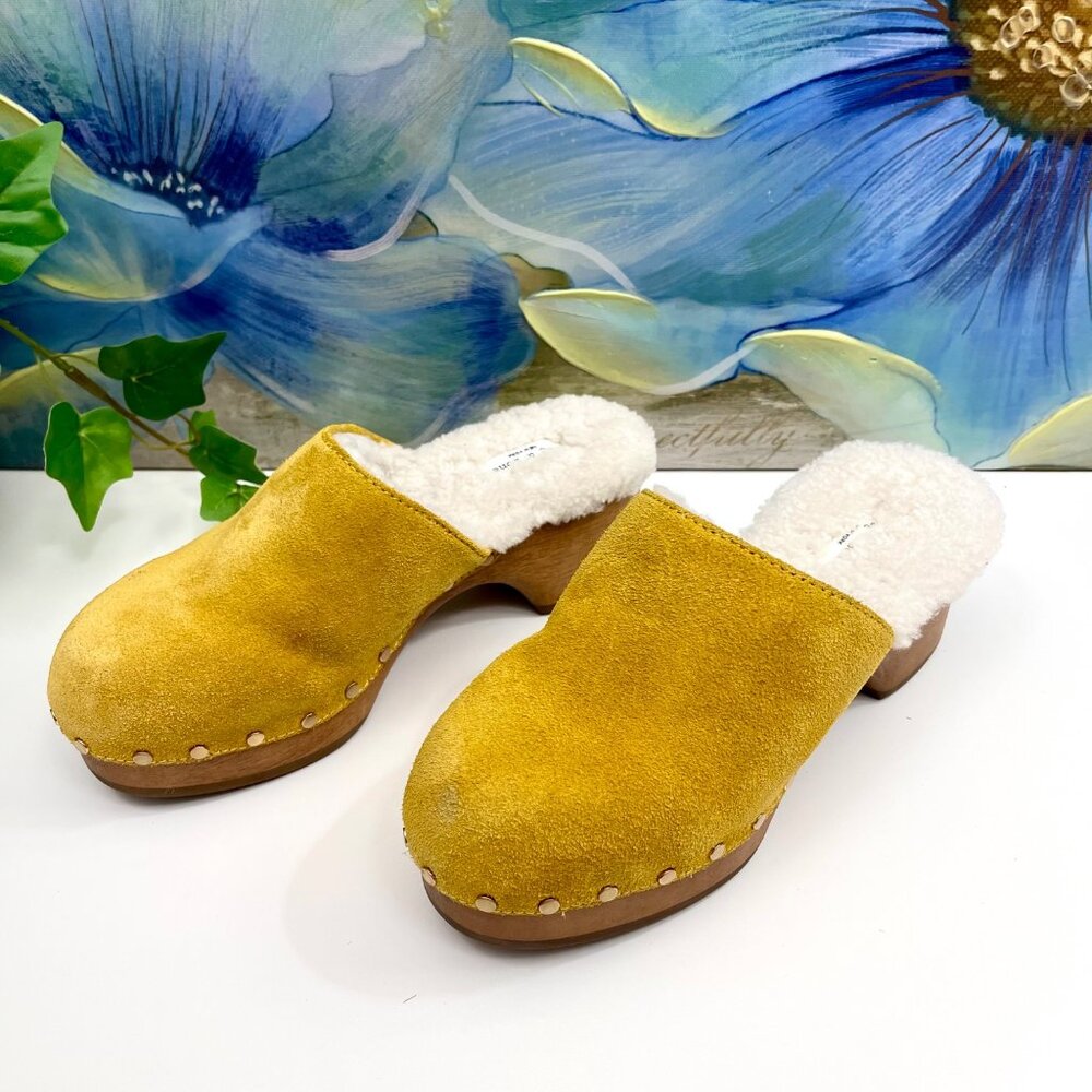 Rag & Bone Mara Clog - Shearling, Heeled Clog Size 35‎ / US 5.5 - Picture 3 of 13